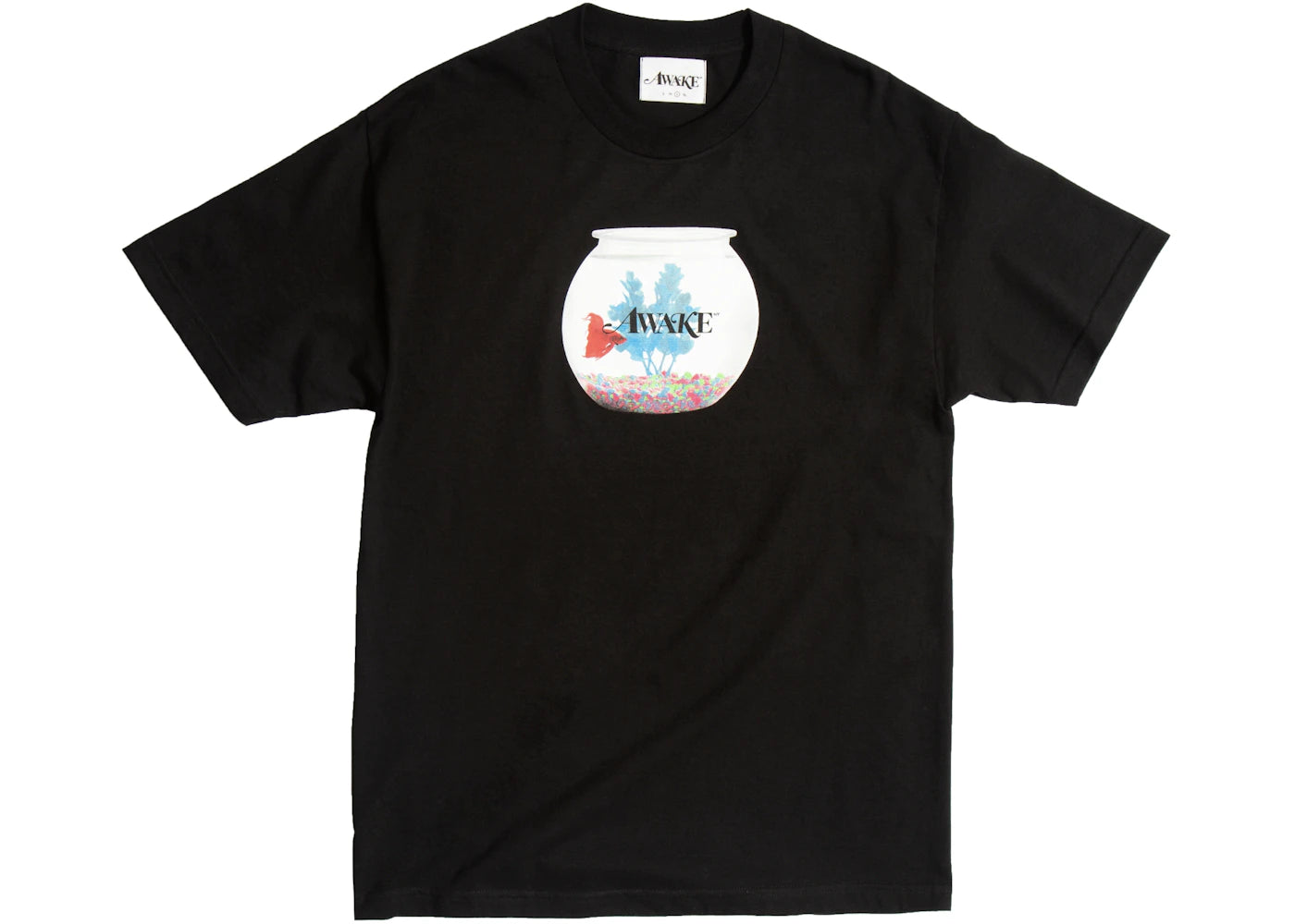 Awake Fish Bowl Tee Black