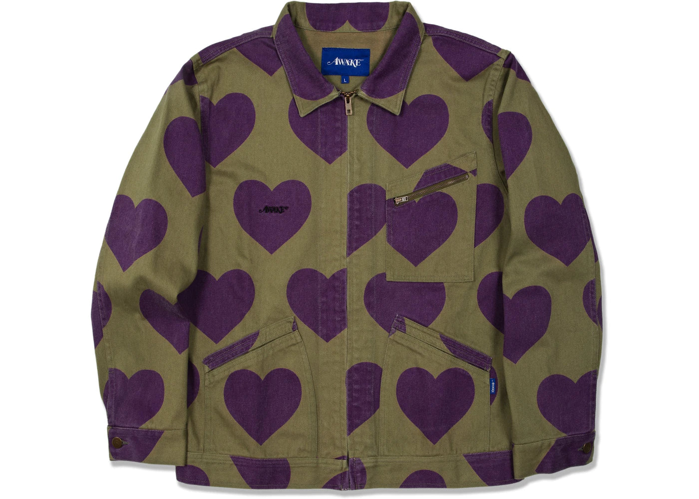 Awake Hearts Harrington Jacket Army