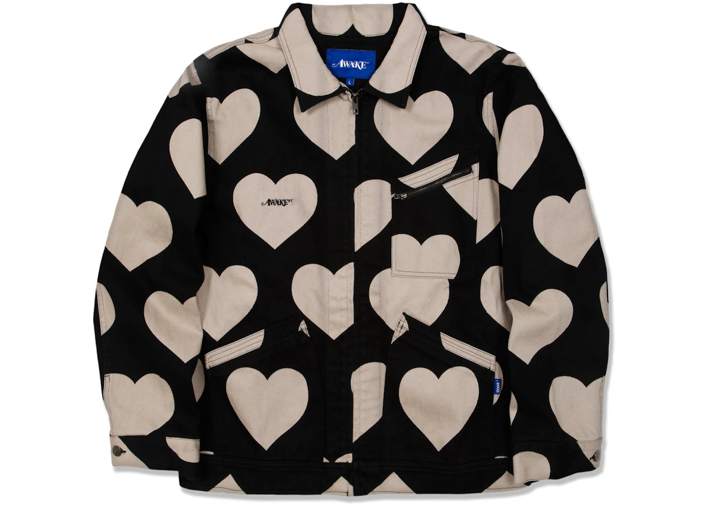Awake Hearts Harrington Jacket Black