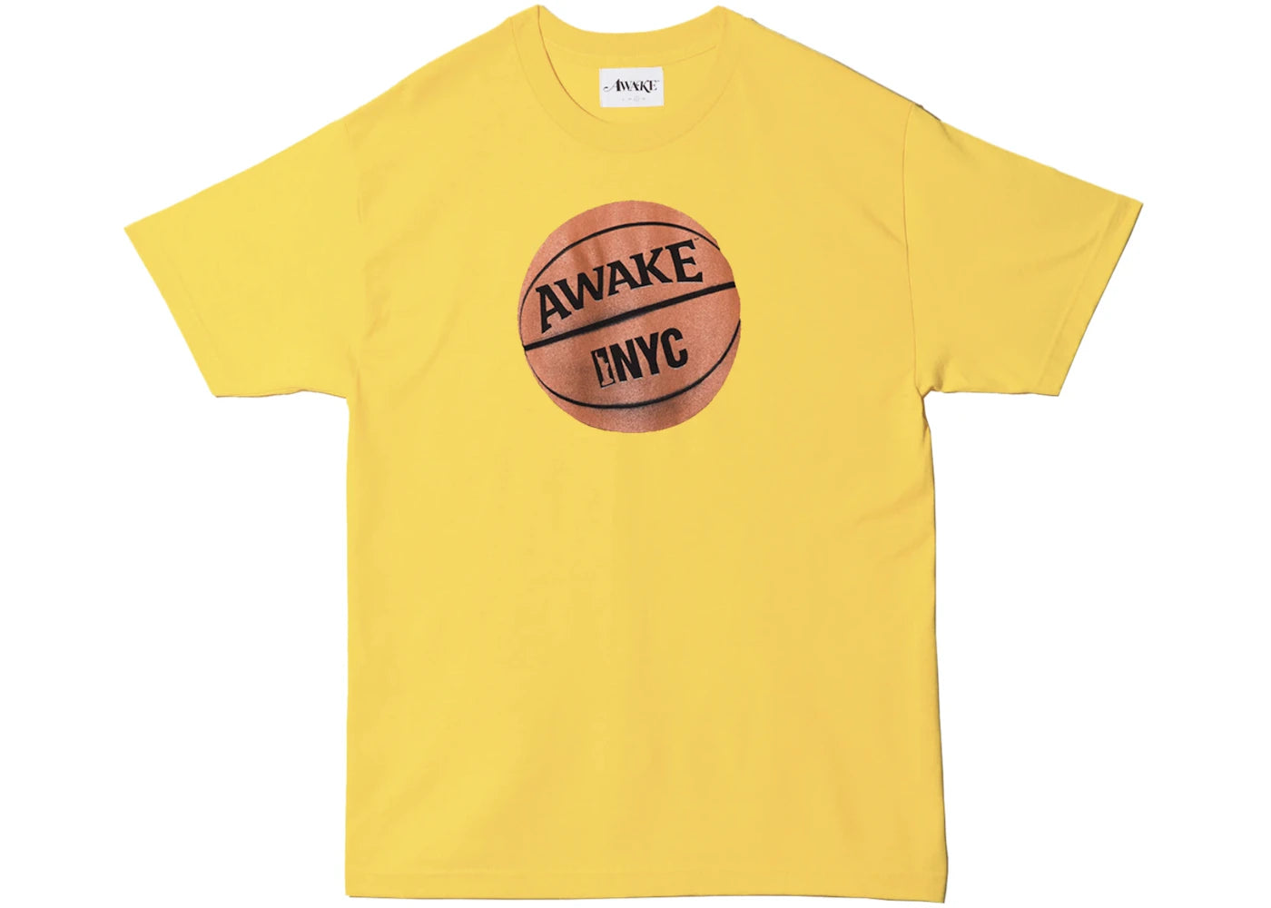 Awake Hoop Tee Yellow