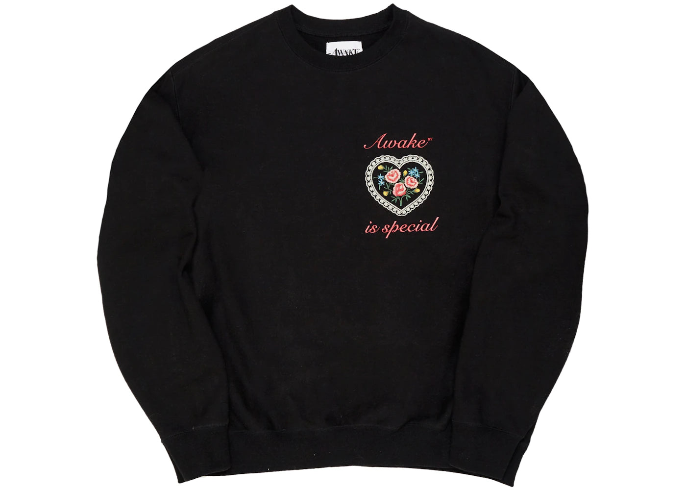 Awake Is Special Crewneck Sweatshirt Black