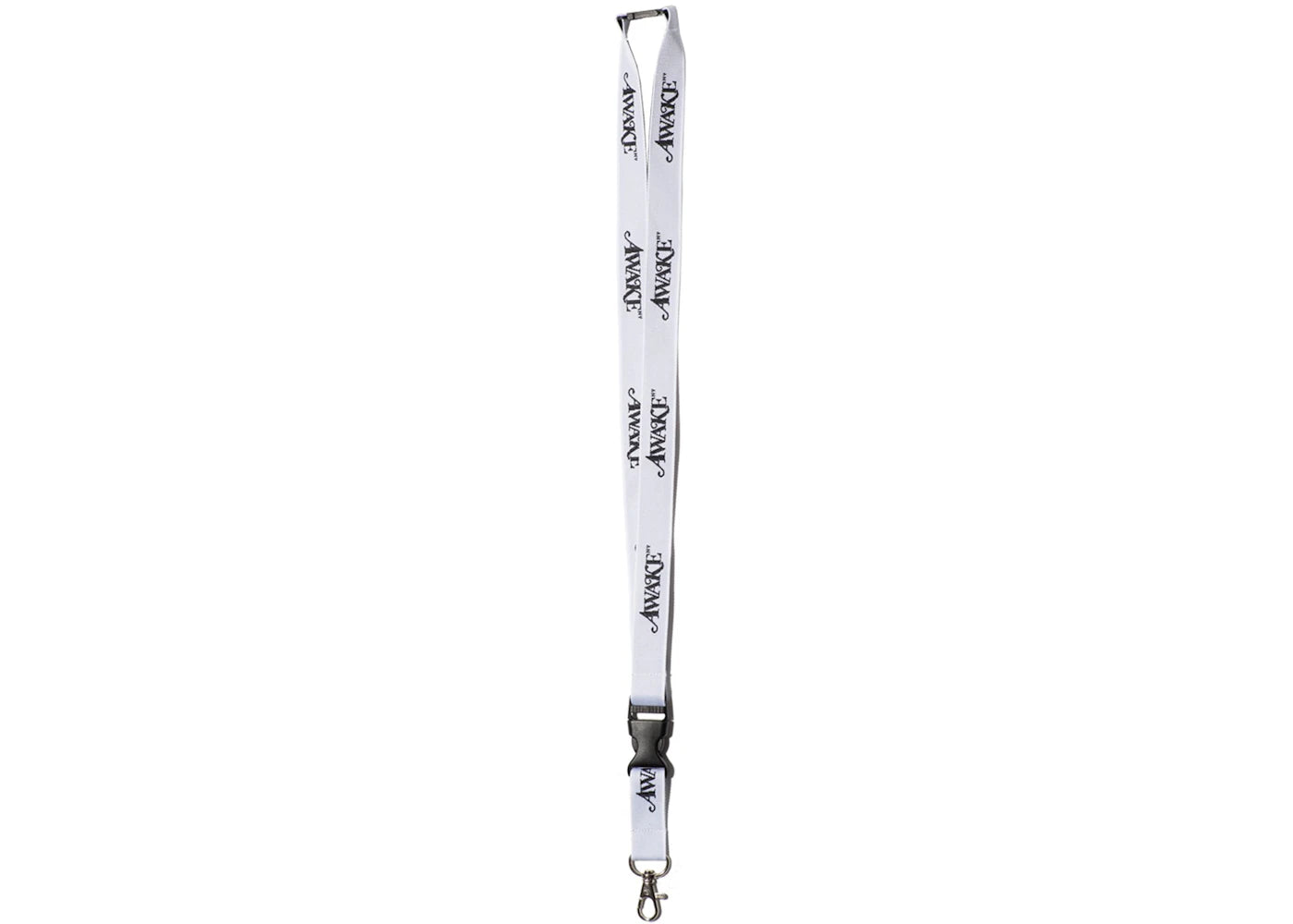 Awake Logo Lanyard White