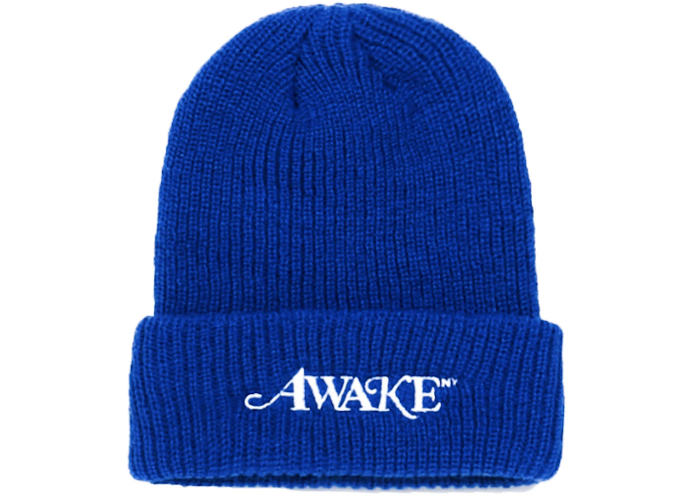 Awake Loose Gauge Classic Logo Beanie Blue