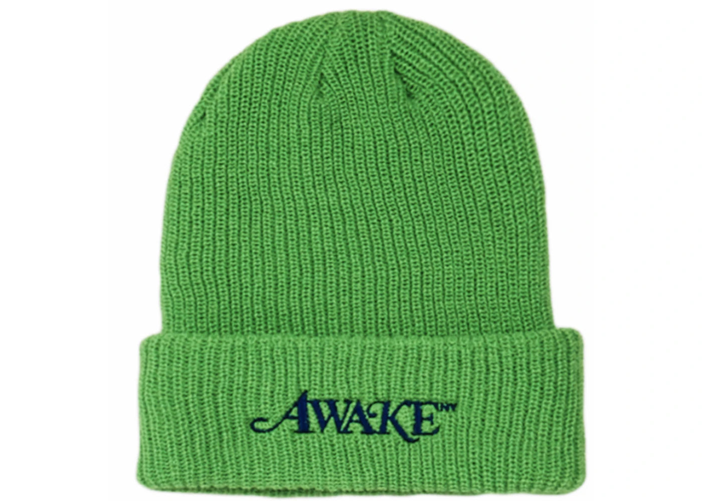 Awake Loose Gauge Classic Logo Beanie Green