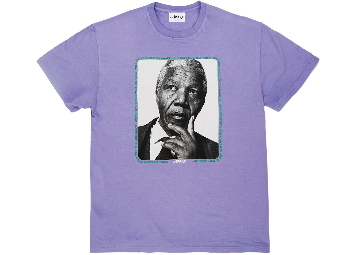 Awake Mandela Tee Purple