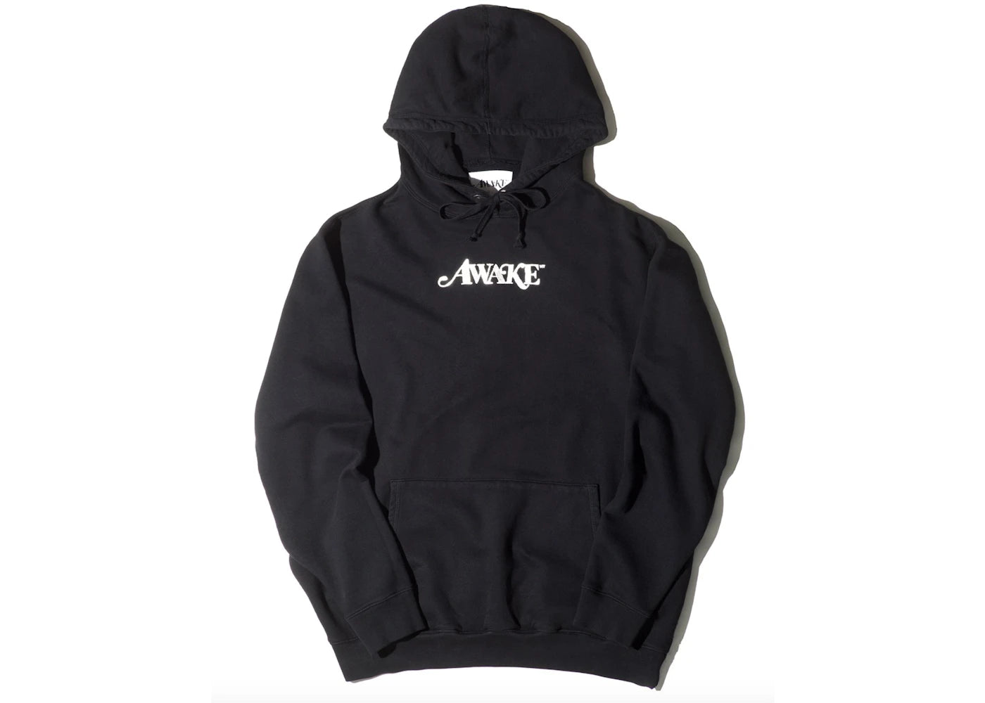 Awake Metallic Foil Logo Hoodie Black