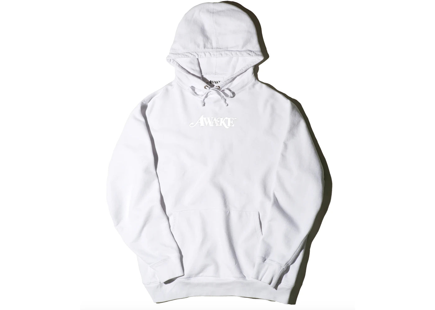 Awake Metallic Foil Logo Hoodie White