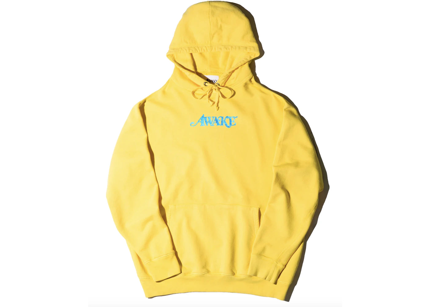 Awake Metallic Foil Logo Hoodie Yellow