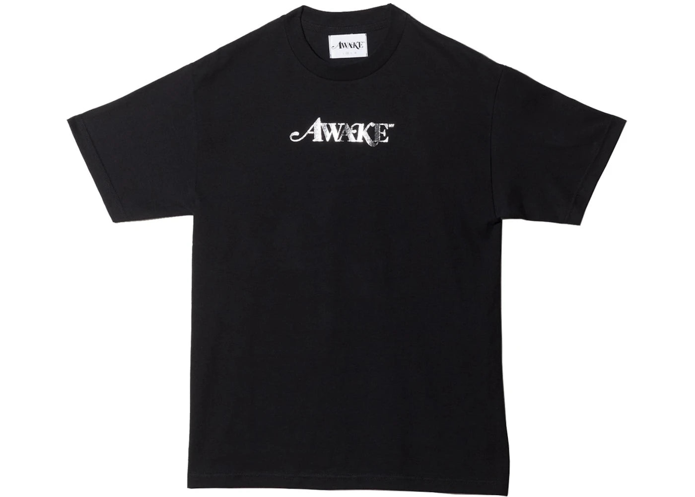 Awake Metallic Foil Logo Tee Black