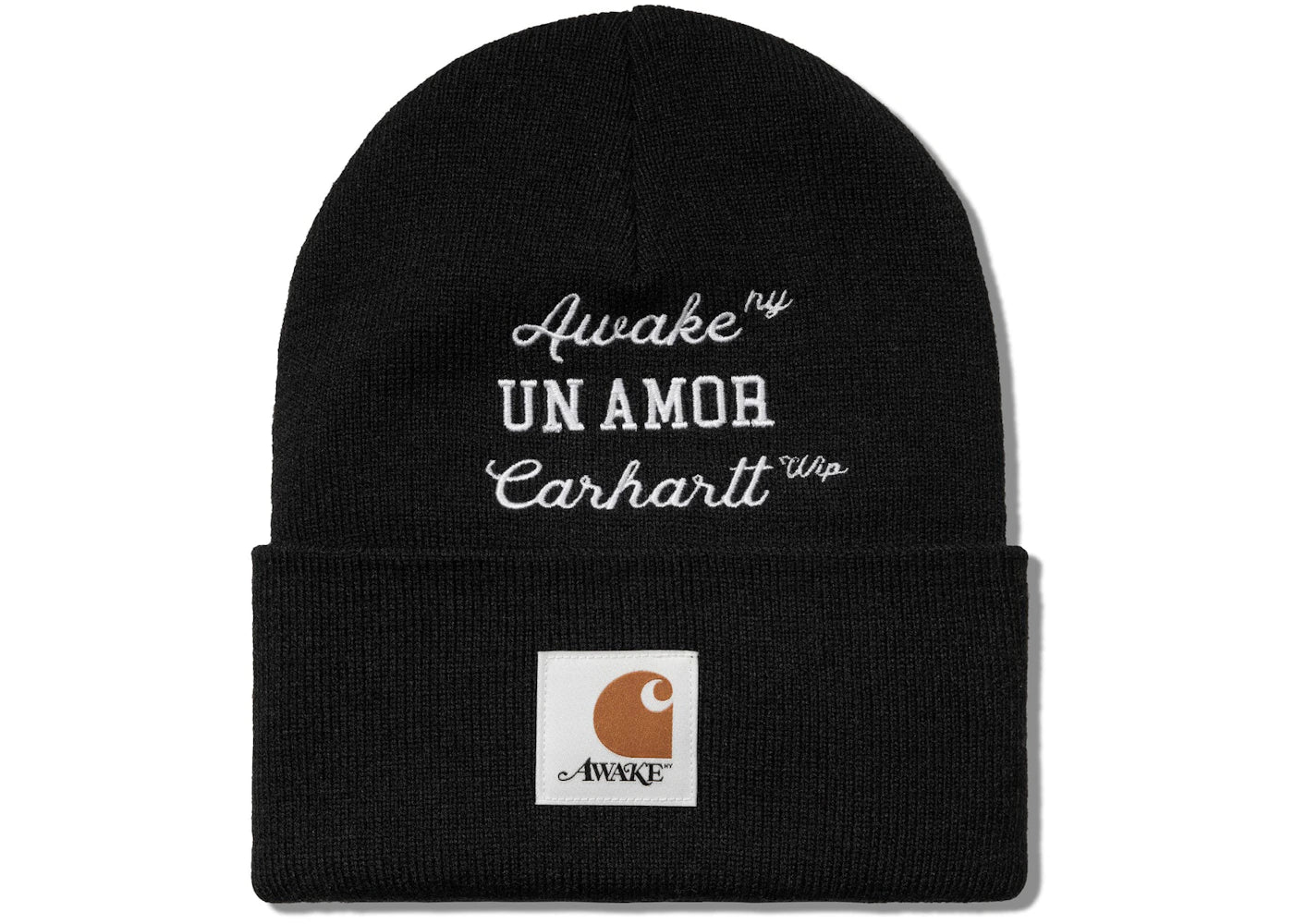 Awake NY X Carhartt WIP Un Amor Beanie Black