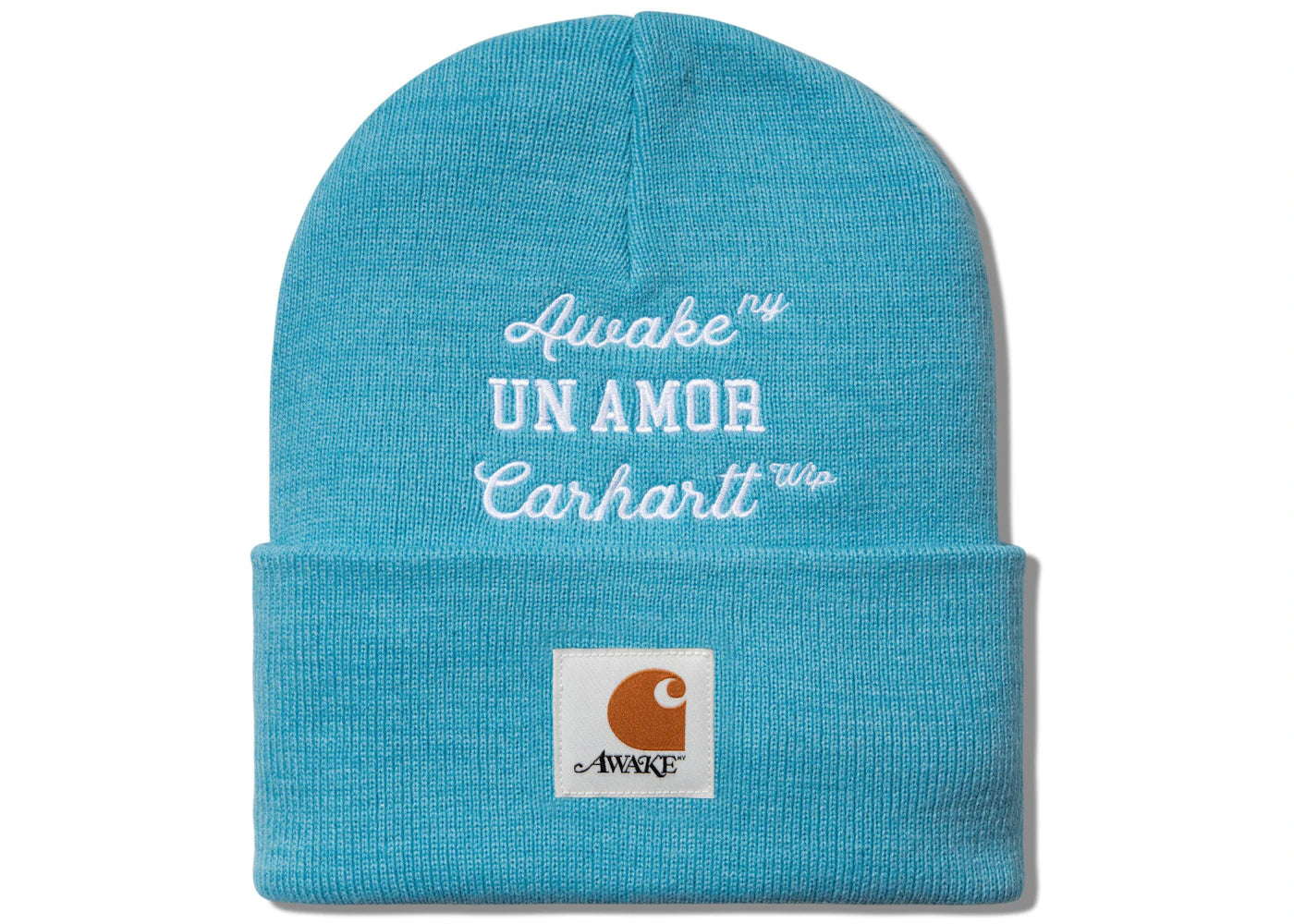 Awake NY X Carhartt WIP Un Amor Beanie Blue