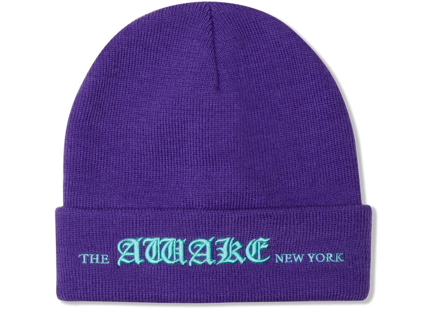 Awake Old English Logo Beanie Violet