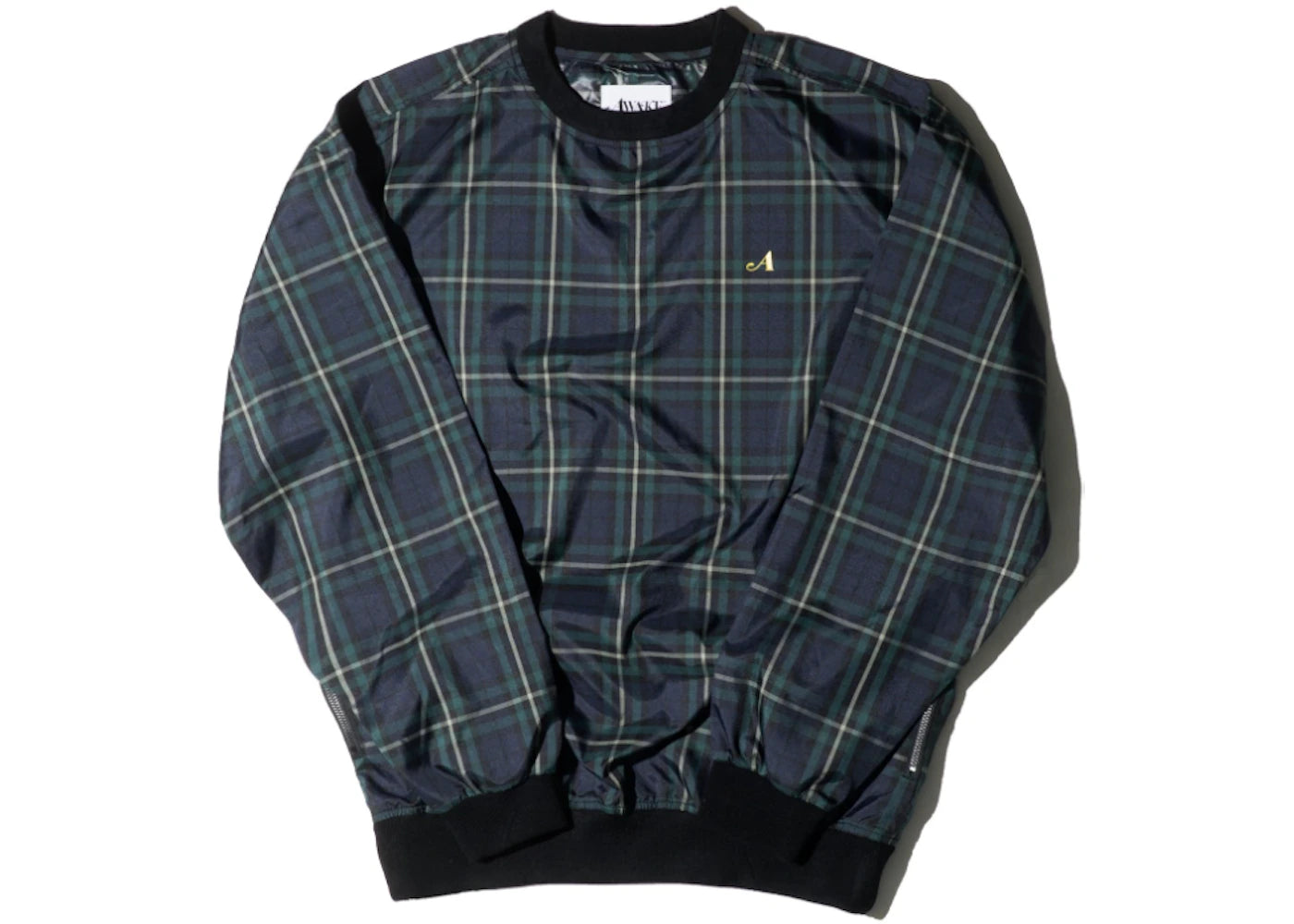 Awake Plaid Windbreaker Pullover Jacket Green