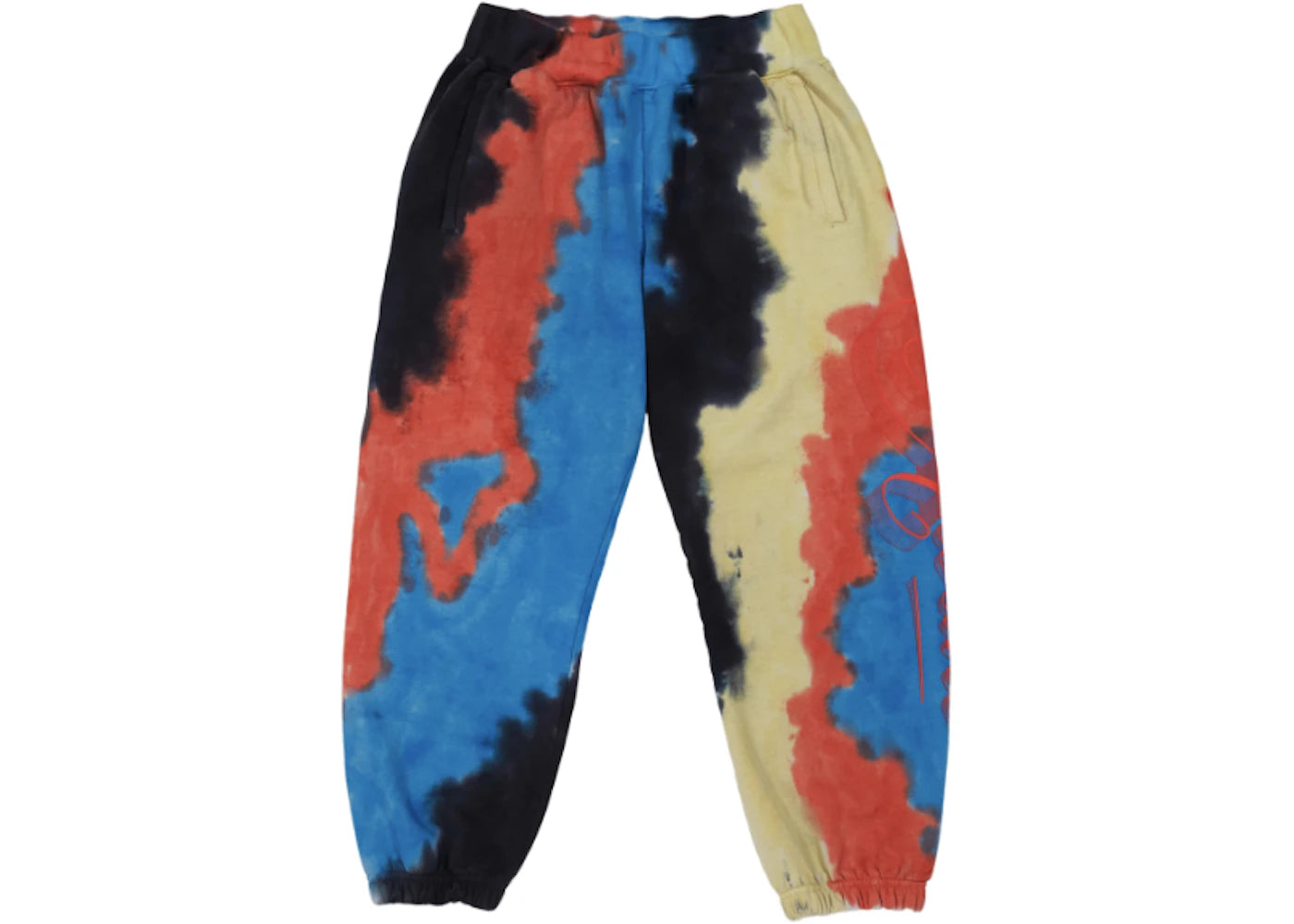 Awake Ribbon Script Logo Sweatpant Tie Dye