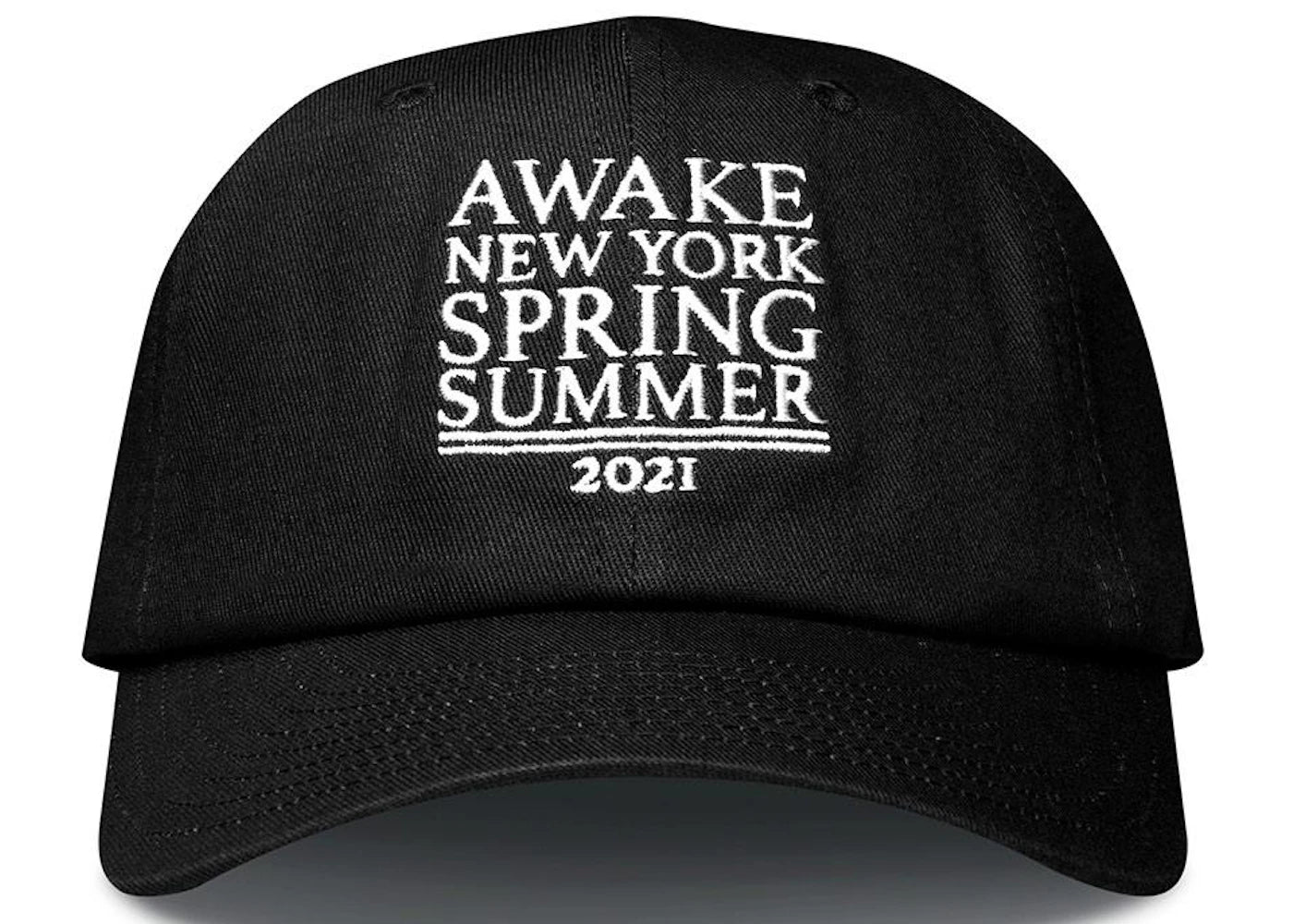 Awake SS21 6 Panel Hat Black