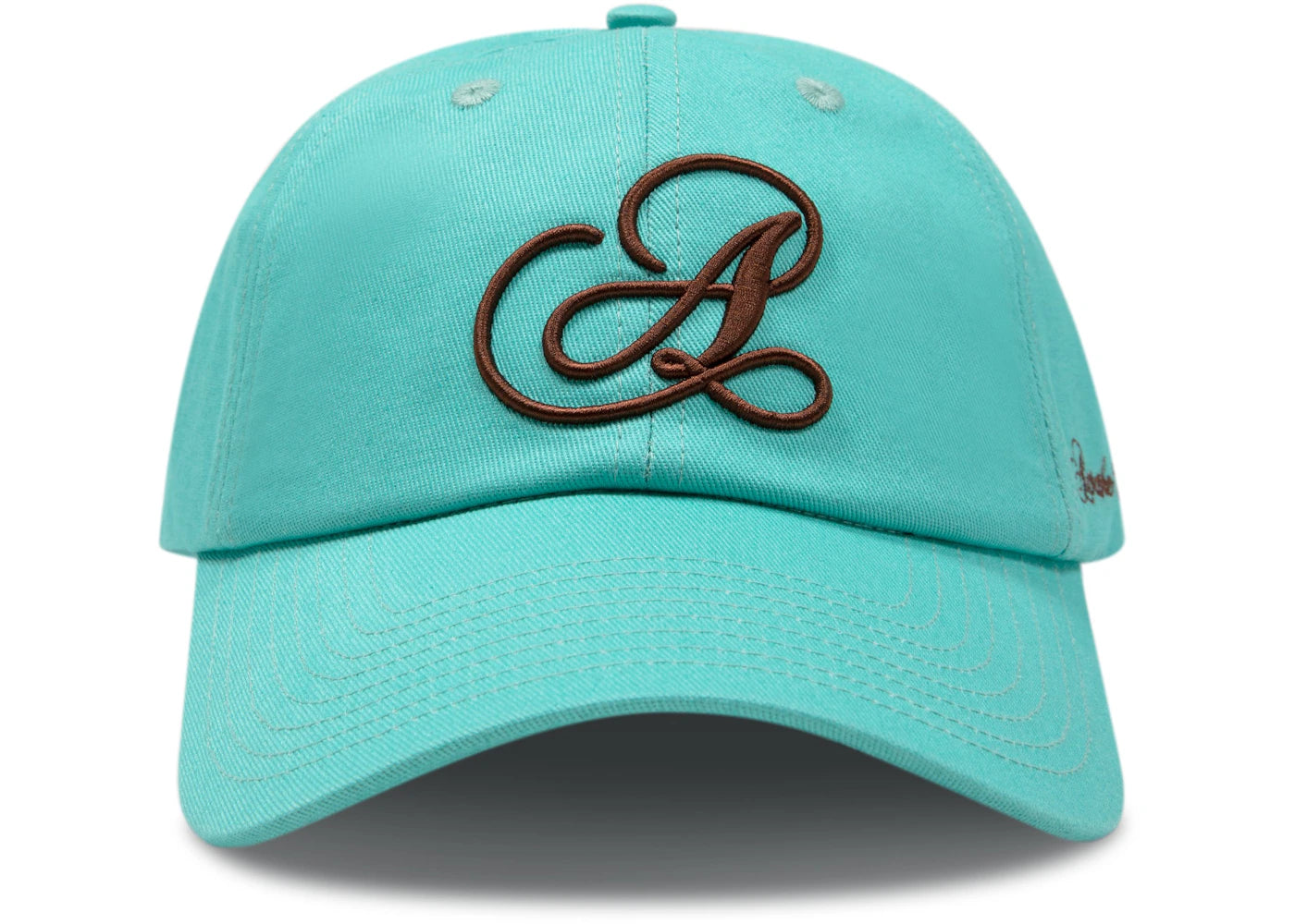 Awake Script Logo Hat Teal
