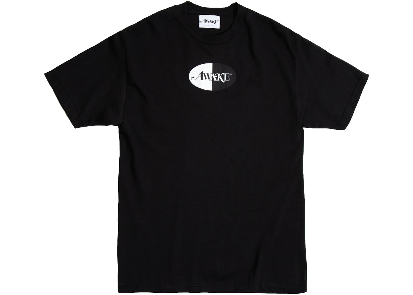 Awake Split Logo Tee Black