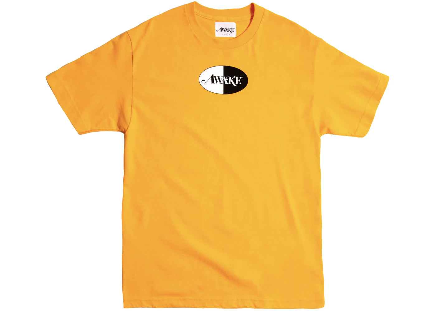 Awake Split Logo Tee Yellow