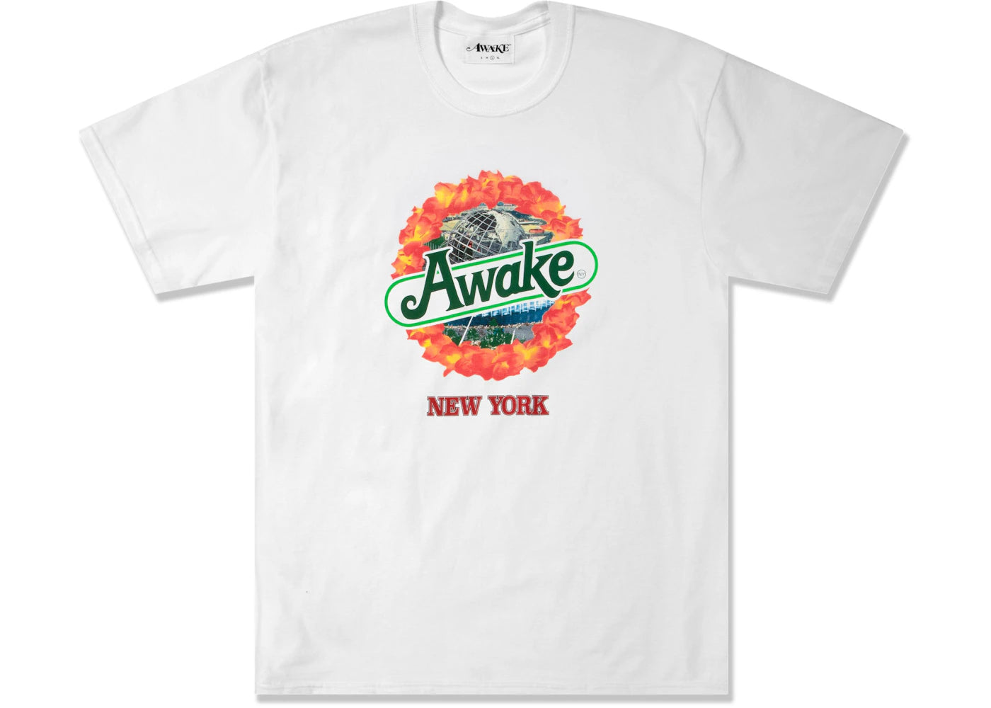 Awake Strawberry Kiwi T-shirt White