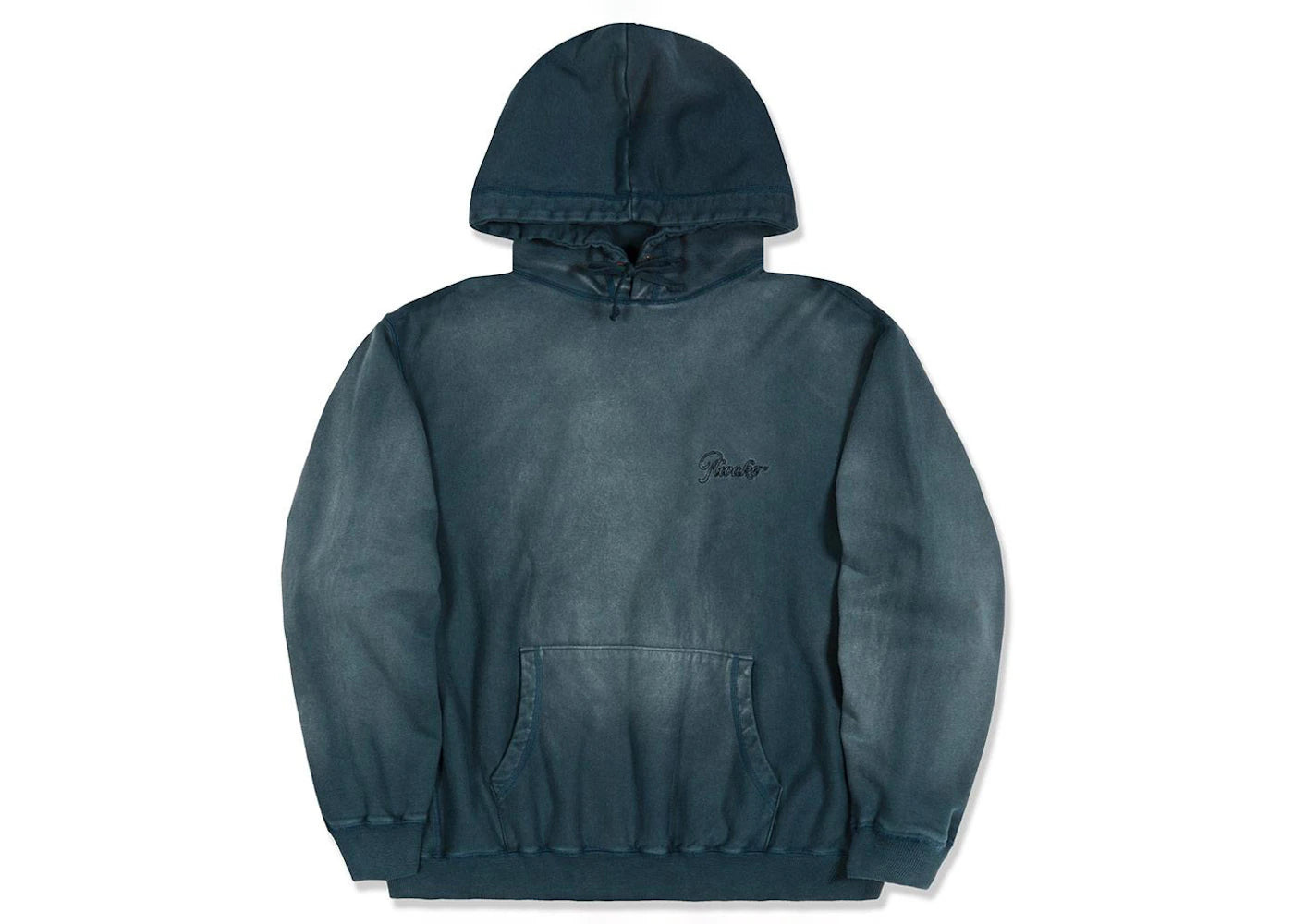 Awake Sunbleached Logo Hoodie Blue
