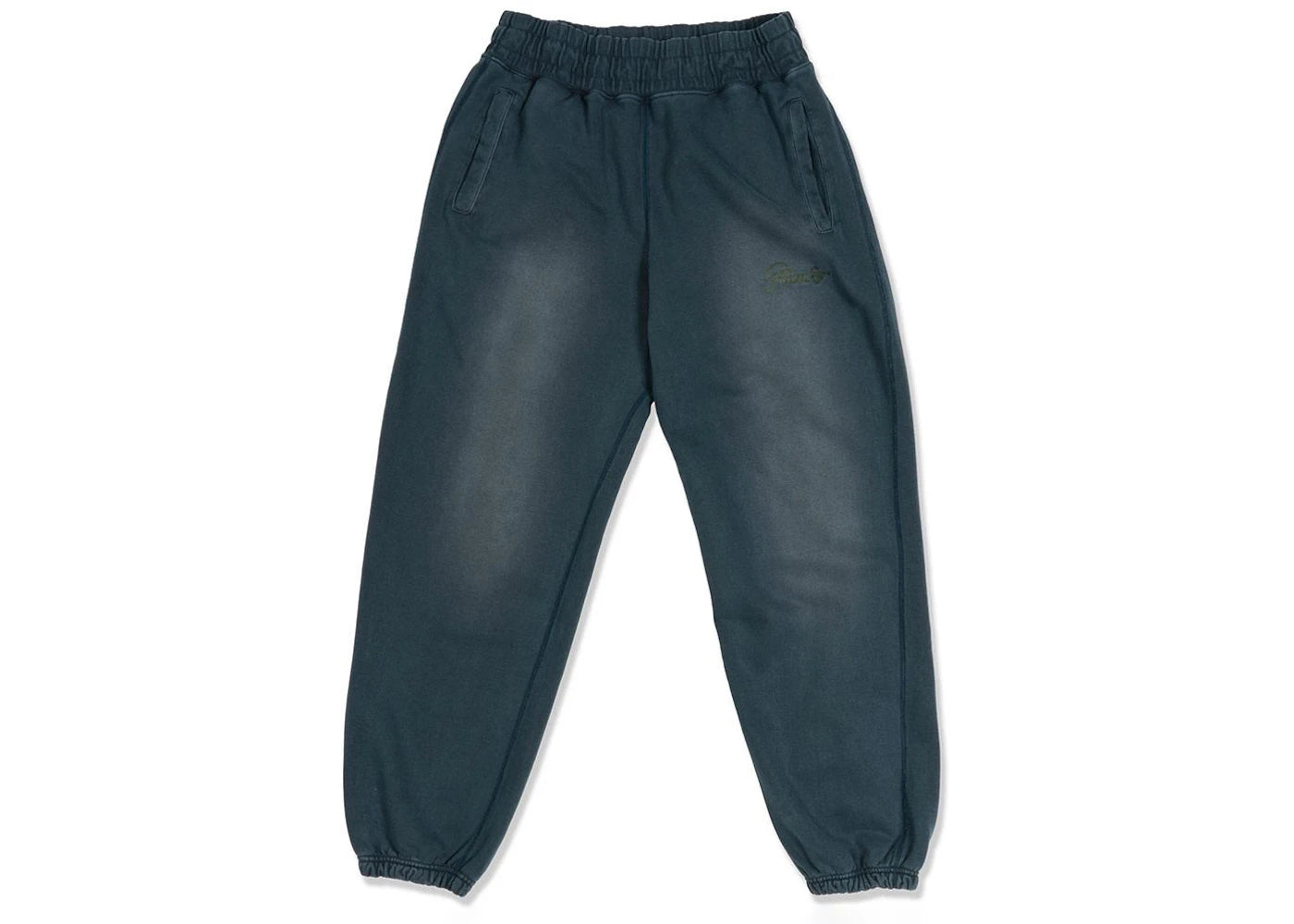 Awake Sunbleached Logo Sweatpants Blue