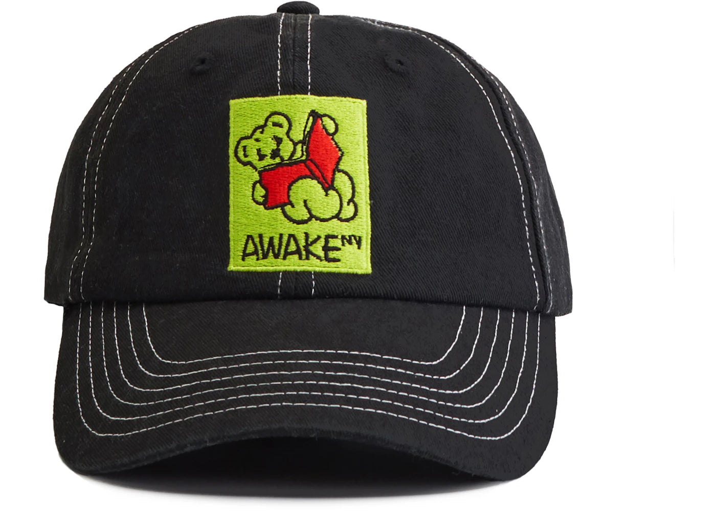 Awake Teddy Hat Black