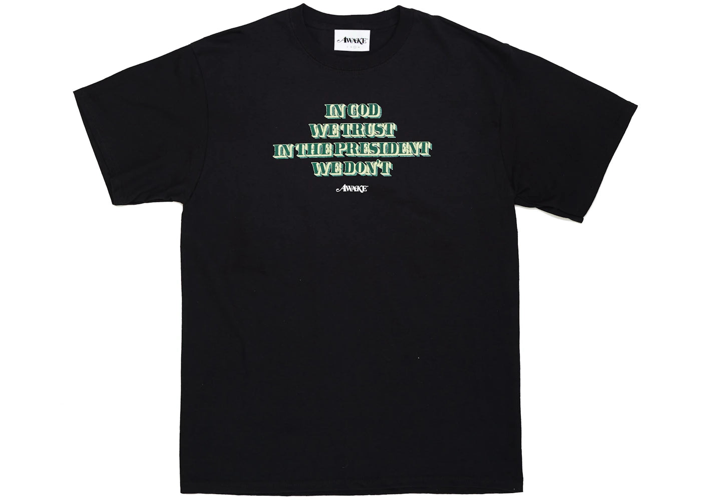 Awake Trust Tee Black
