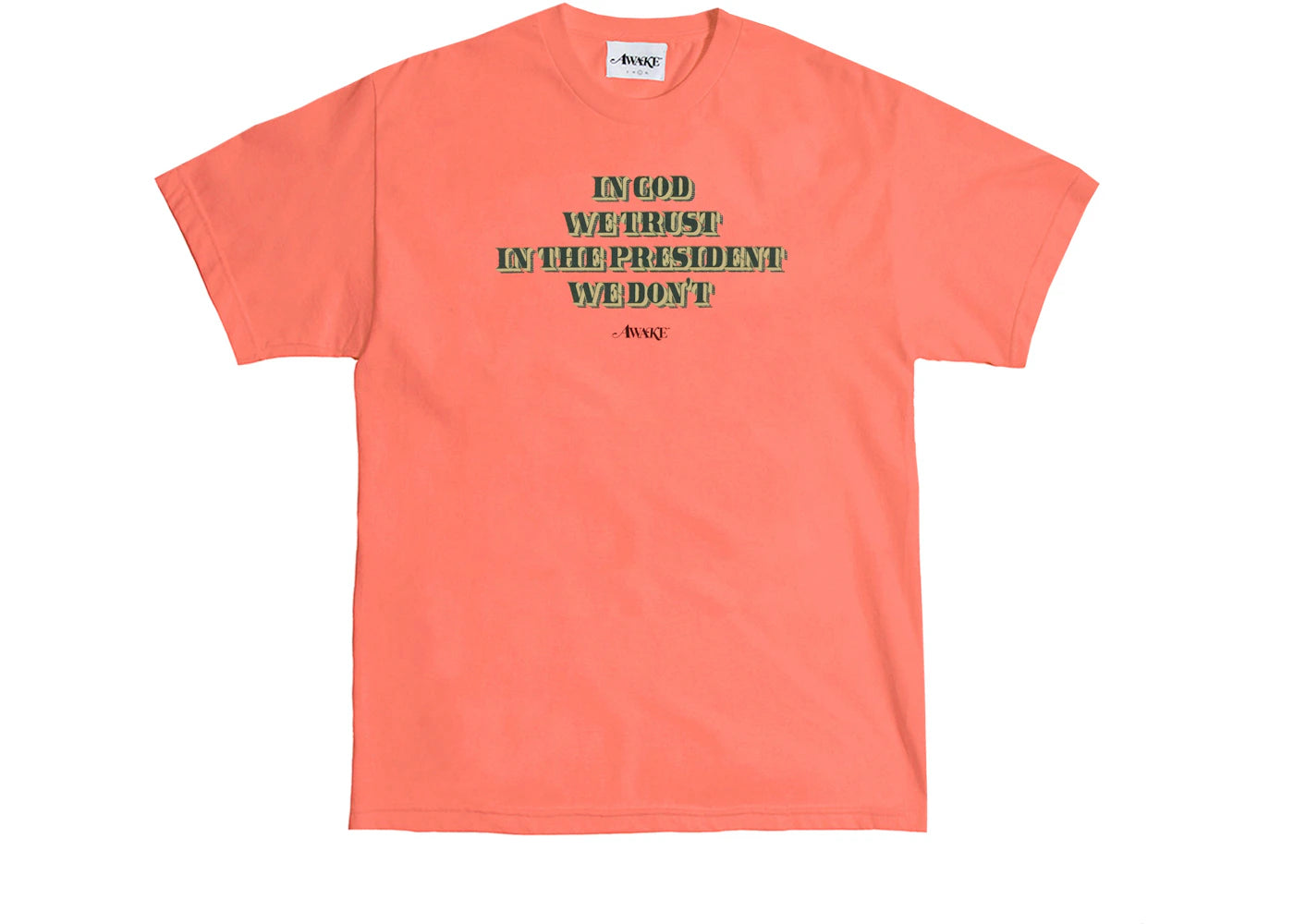 Awake Trust Tee Coral