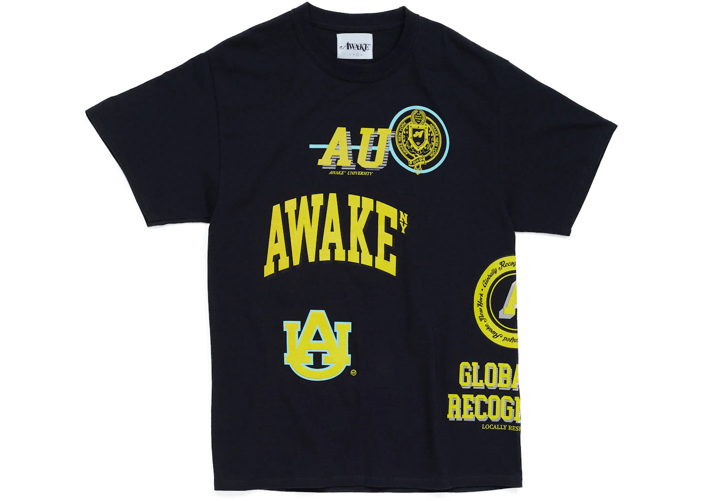 Awake University Tee Black