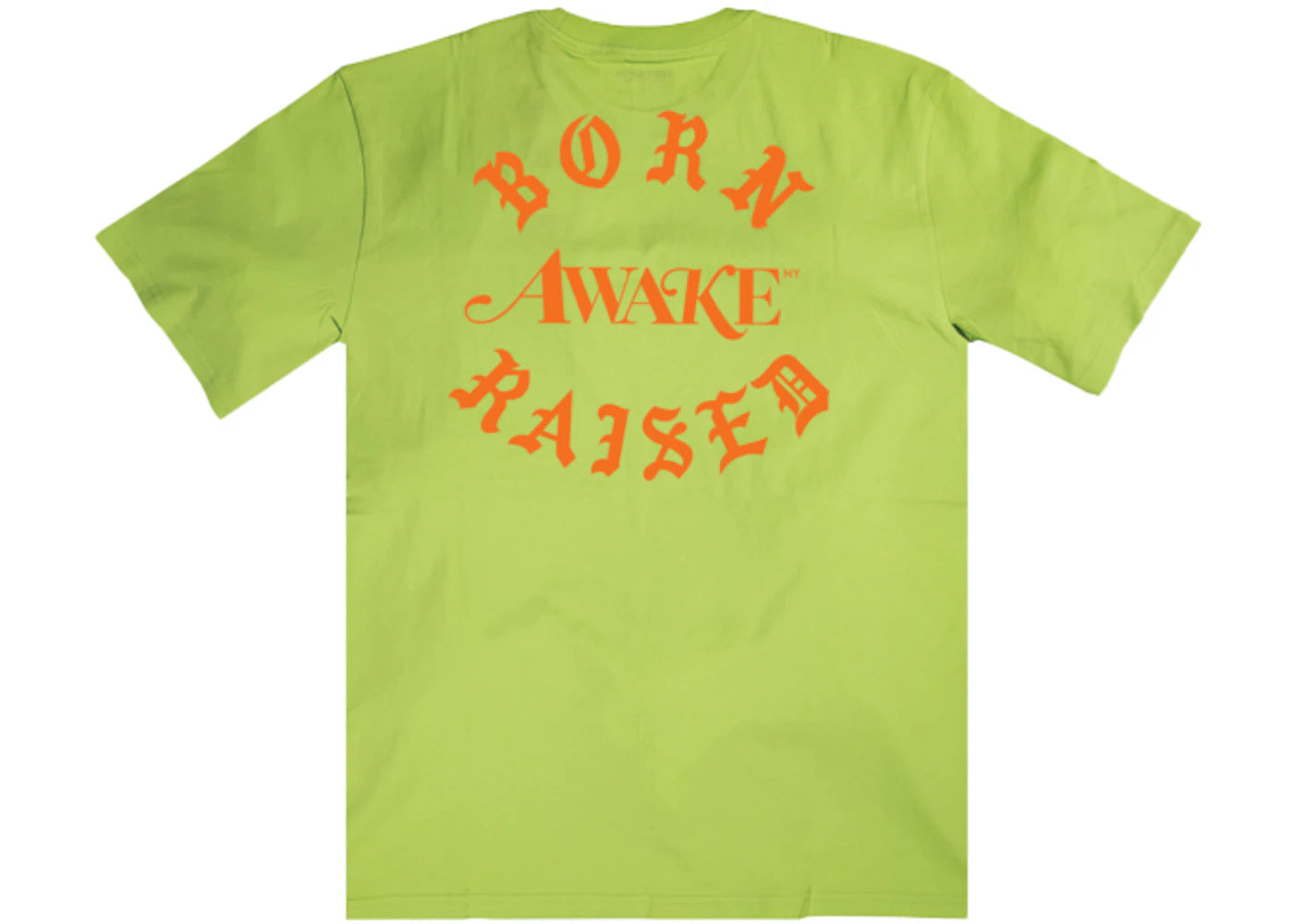 Awake x Born X Raised Carhartt WIP Pocket Tee Lime