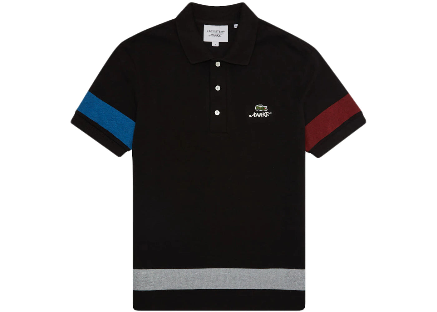 Awake x Lacoste Polo Black