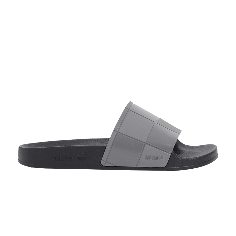 adidas Adilette Checkerboard Raf Simons Black Granite