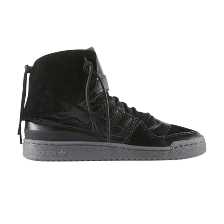 adidas Forum Hi Moc Black/Black-Clay