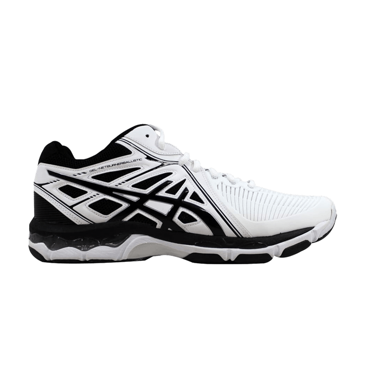 ASICS Gel-Netburner Ballistic MT White Black Silver