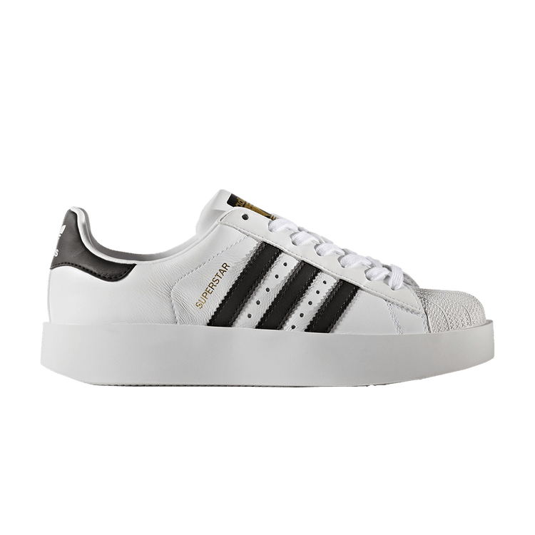 adidas Superstar Bold Leather White Black (Women's)