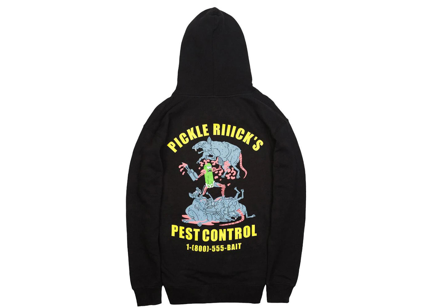 BAIT x Rick And Morty Pickle Rick Hoodie Black