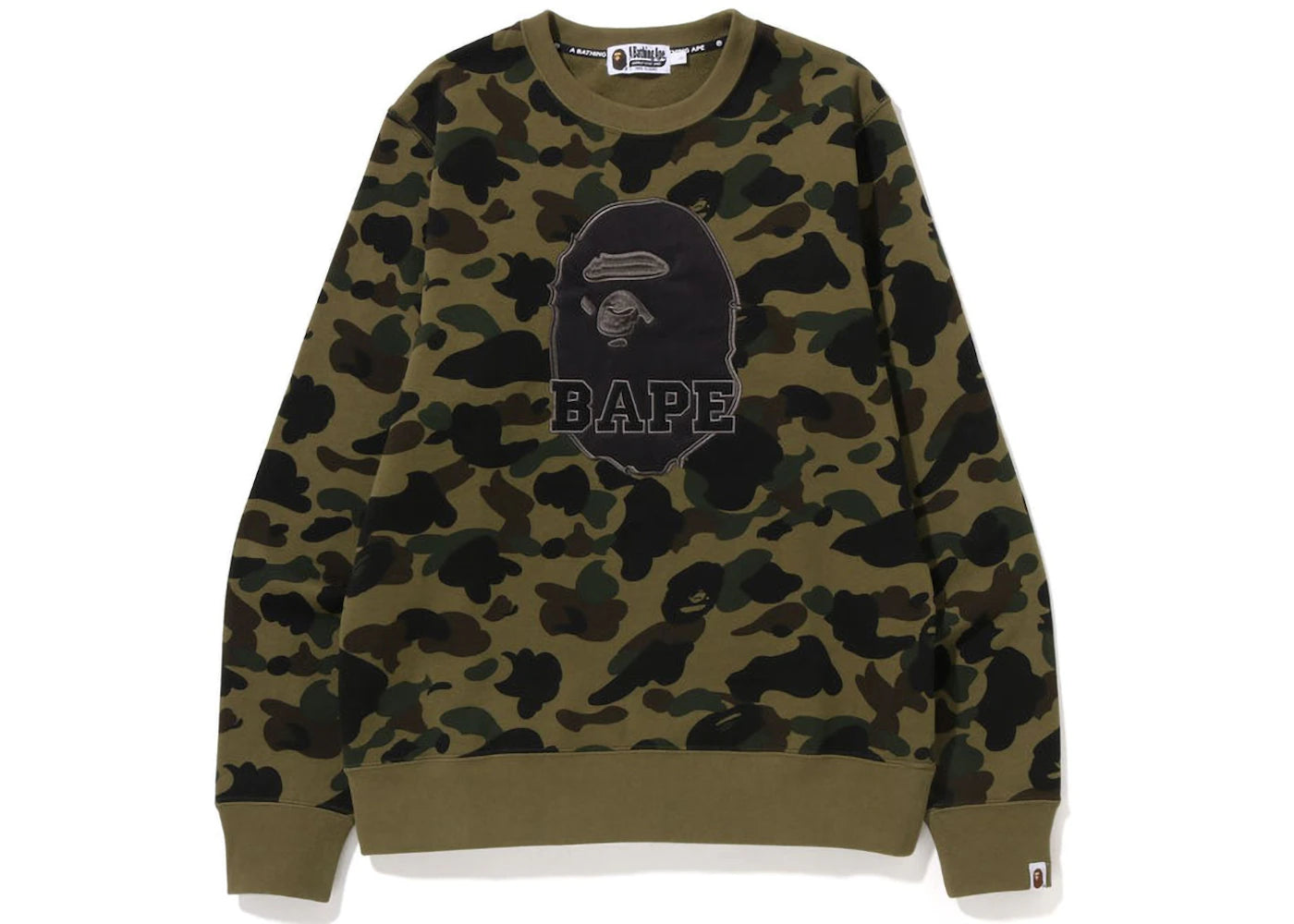 BAPE 1St Camo Bape Crewneck Sweatshirt (FW22) Green
