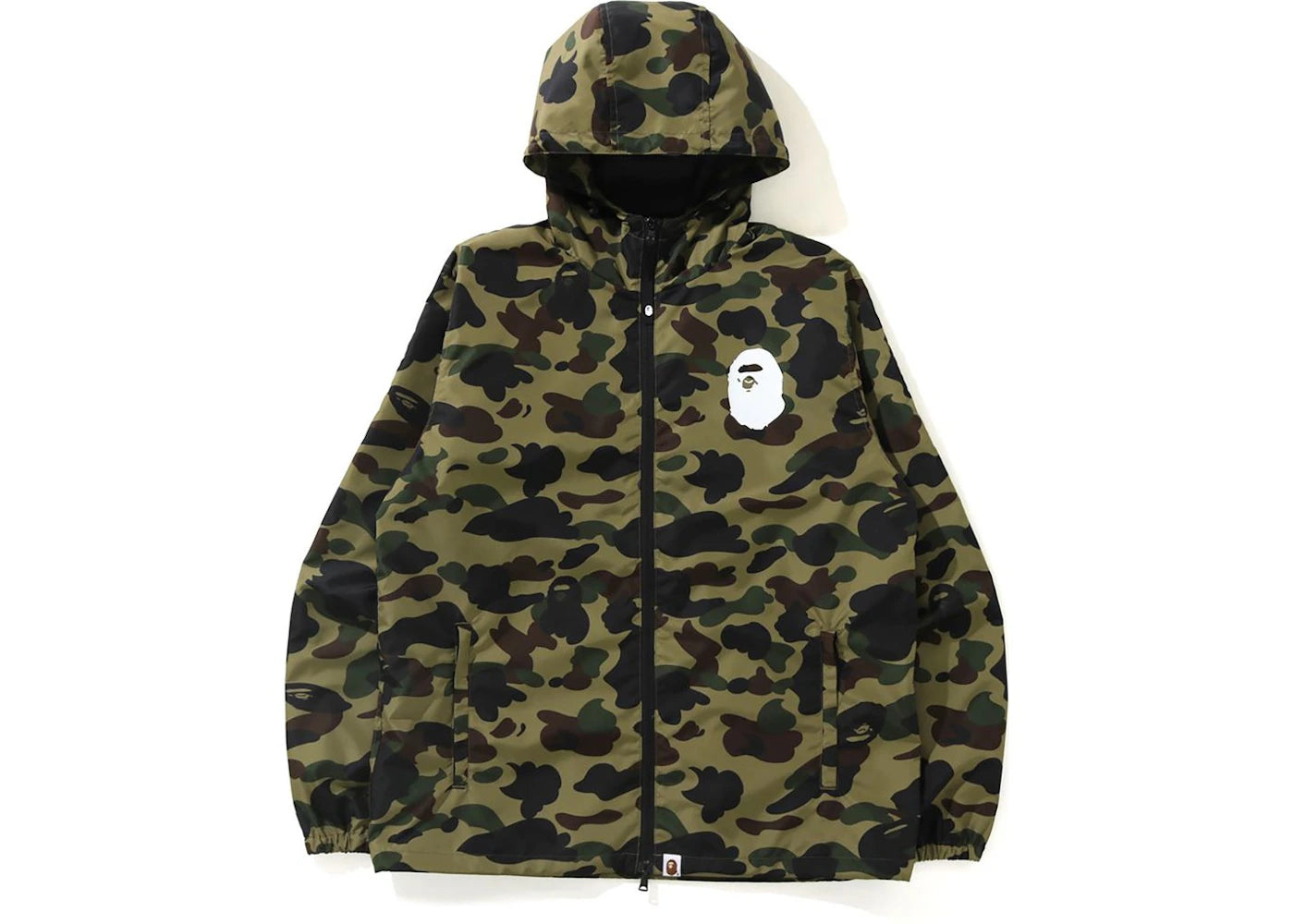 BAPE 1st Camo A Bathing Ape Light Jacket Green