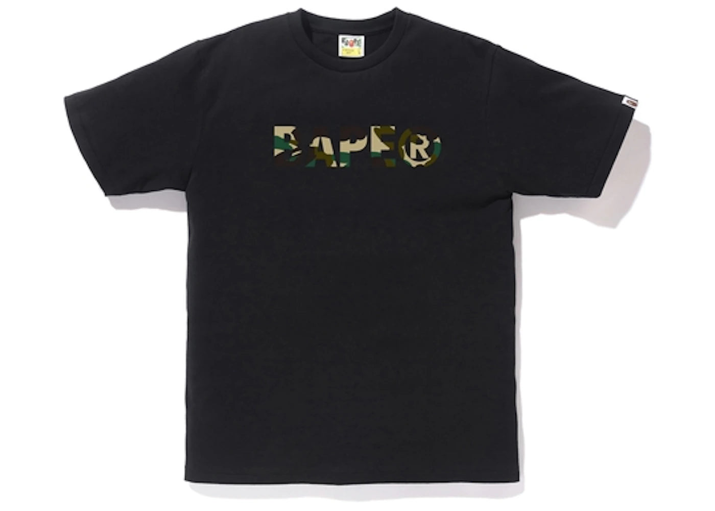 BAPE 1st Camo ASNKA Tee Black/Green
