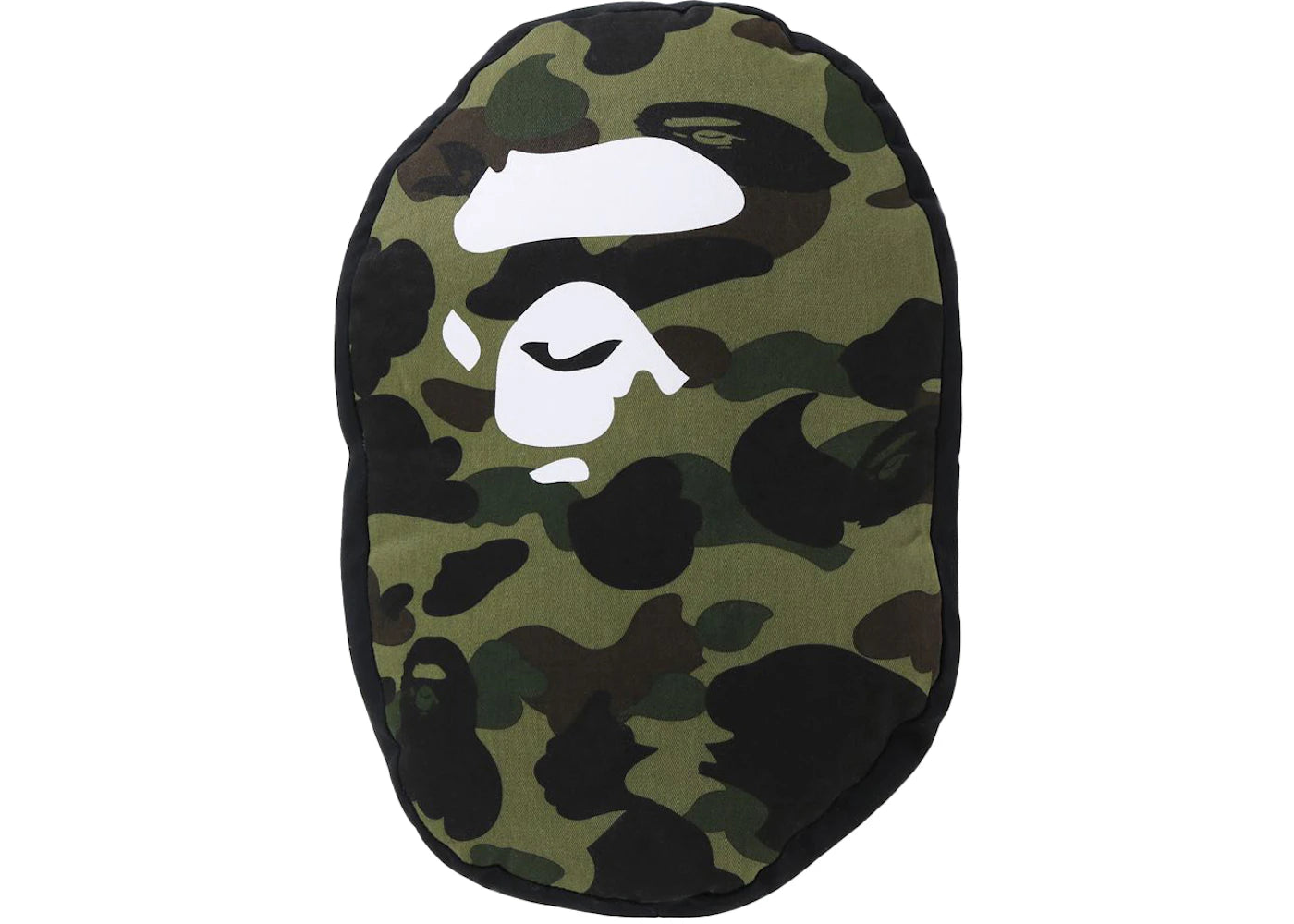 BAPE 1st Camo Ape Head Cushion Green