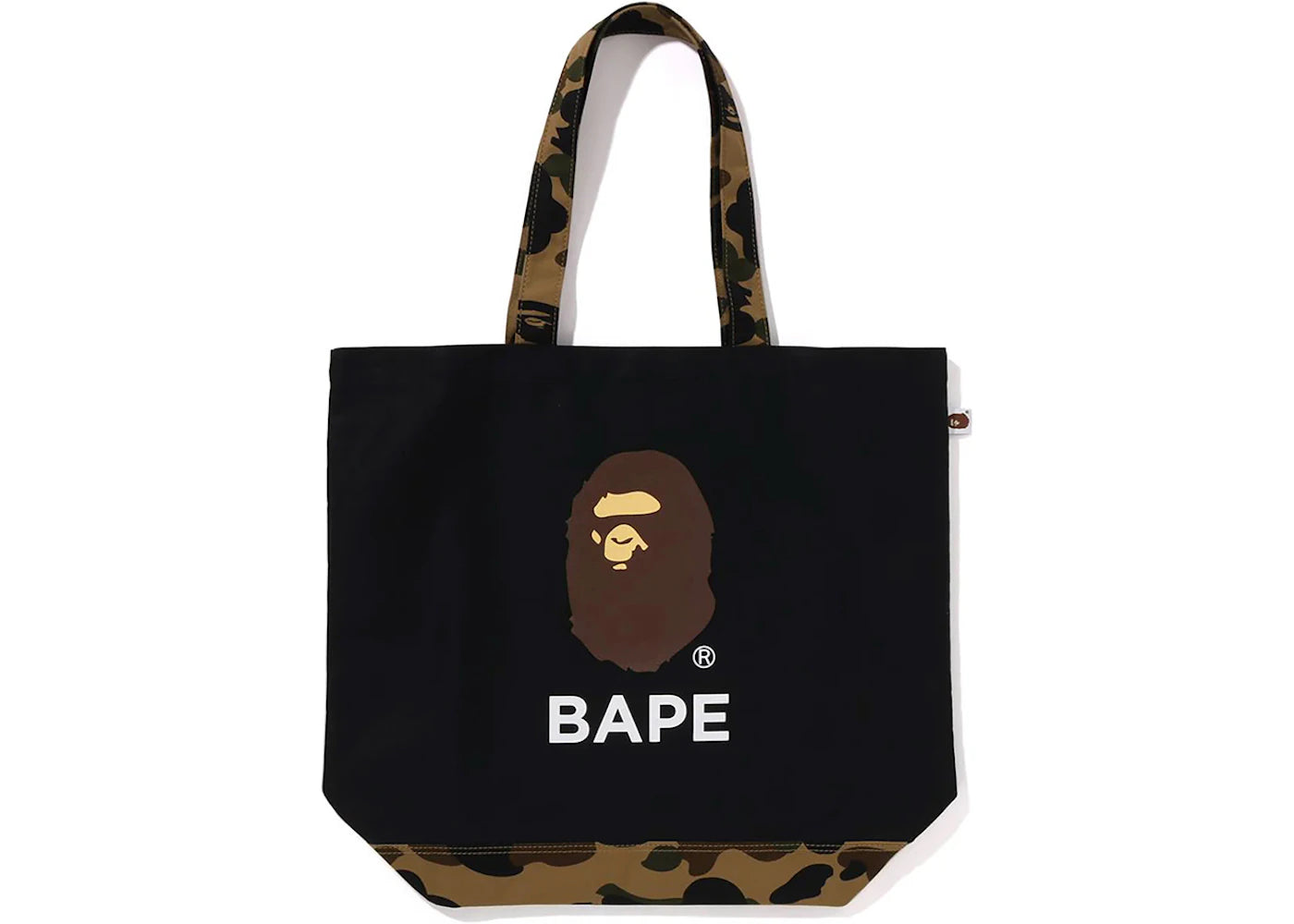 BAPE 1st Camo Ape Head Tote Bag (SS24) Black