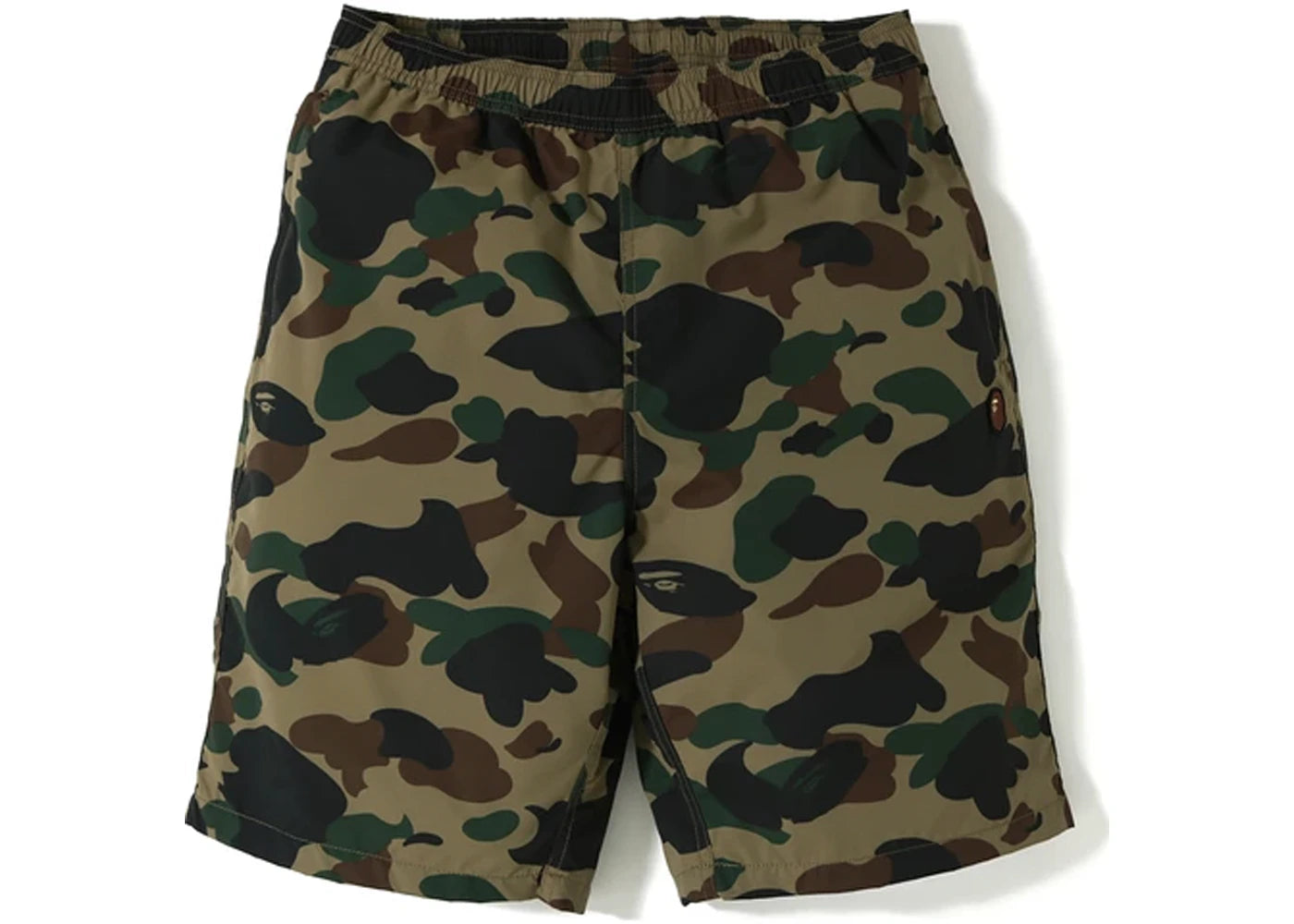BAPE 1st Camo Beach Pants Green