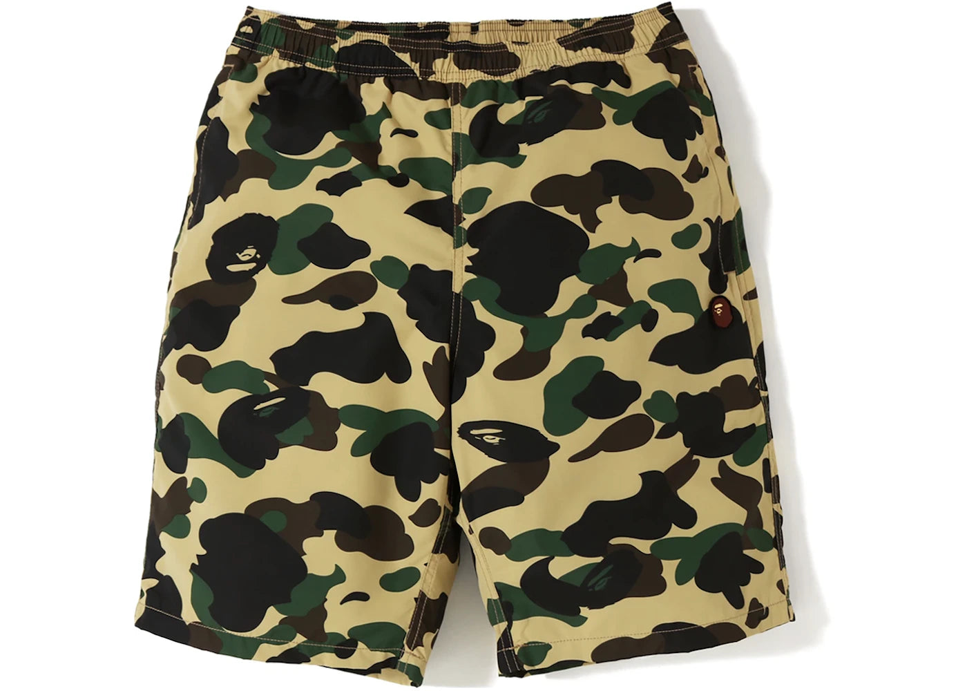 BAPE 1st Camo Beach Pants Yellow