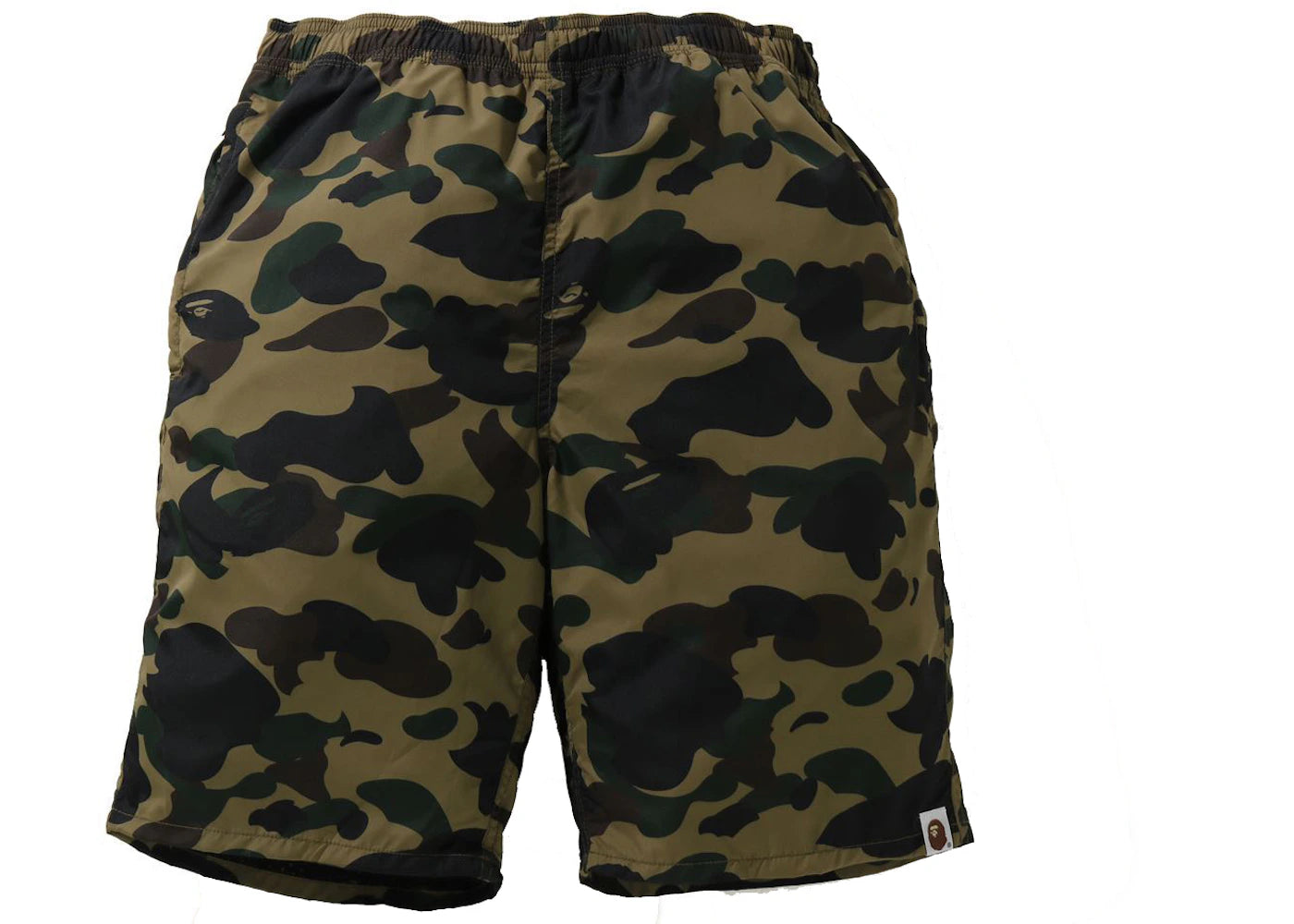 BAPE 1st Camo Beach Shorts (SS21) Green