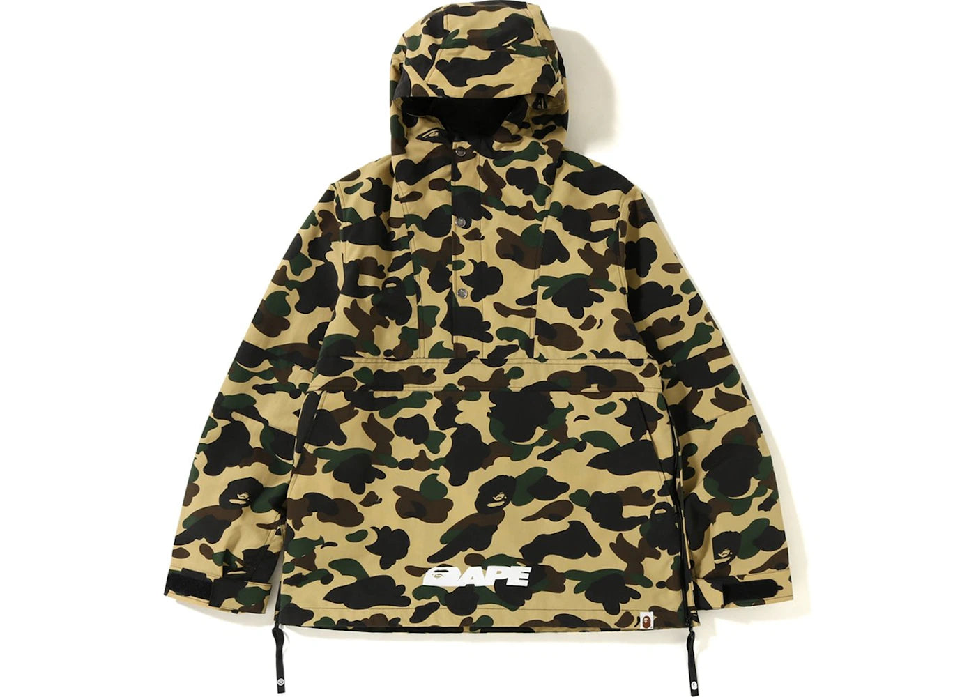 BAPE 1st Camo Block Pullover Jacket Yellow