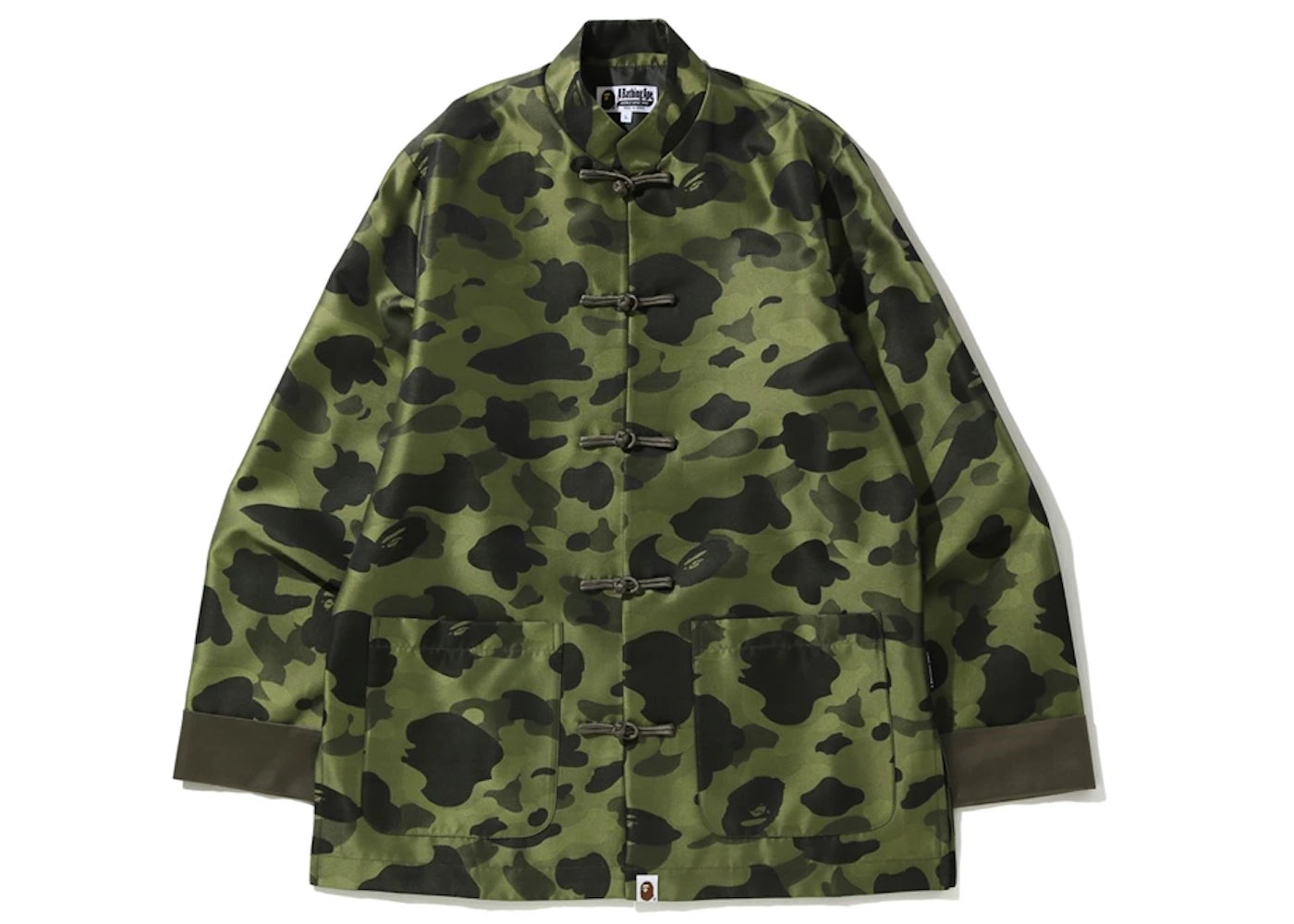 BAPE 1st Camo Brocade China Jacket Green