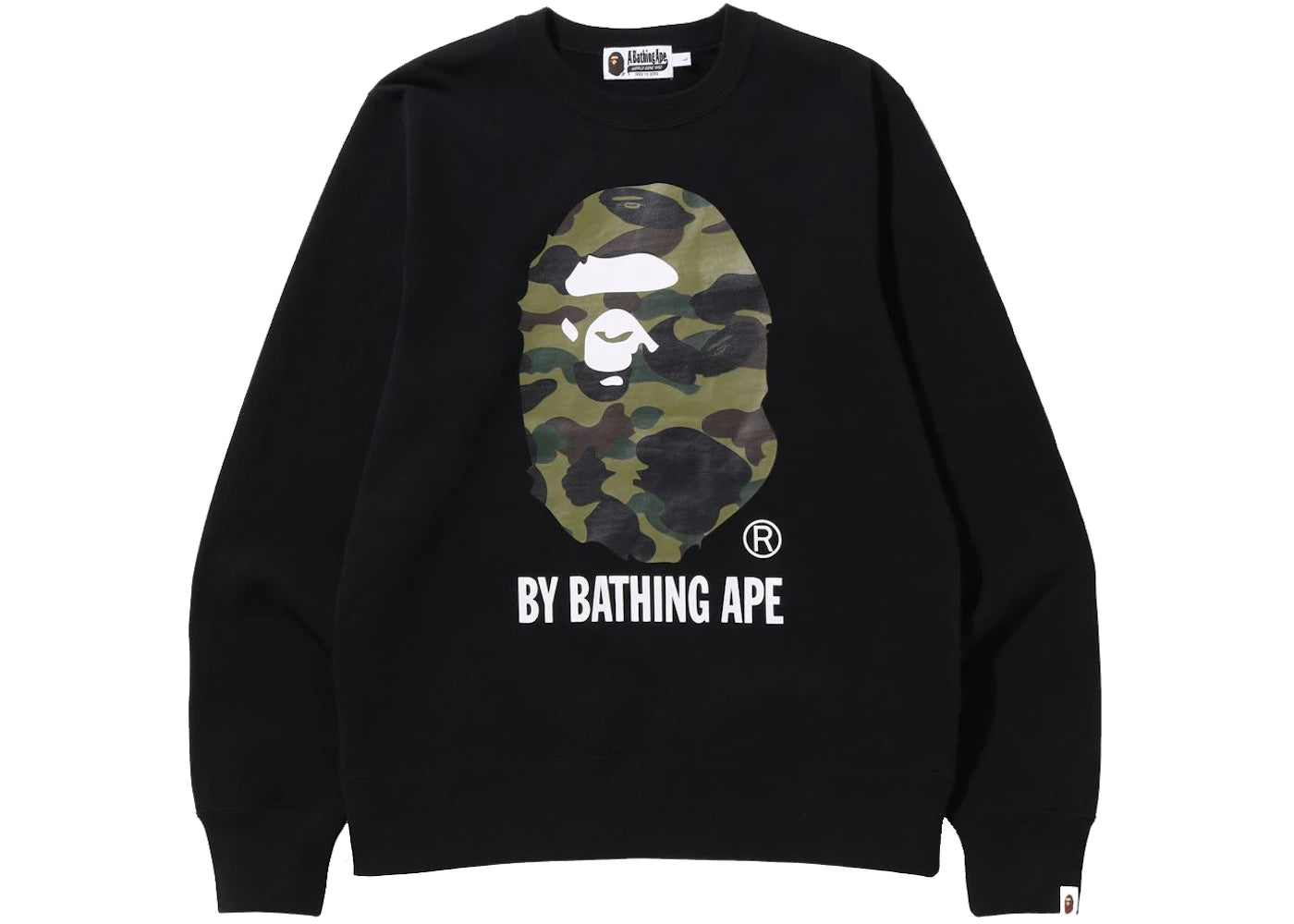 BAPE 1st Camo By Bathing Ape Crewneck Black