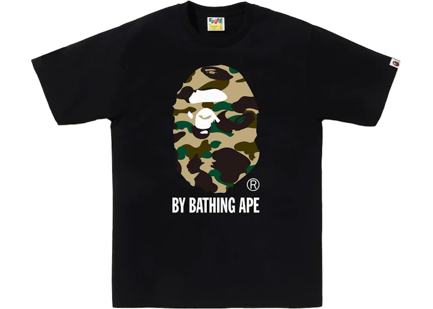 BAPE 1st Camo By Bathing Ape Tee Black/Yellow