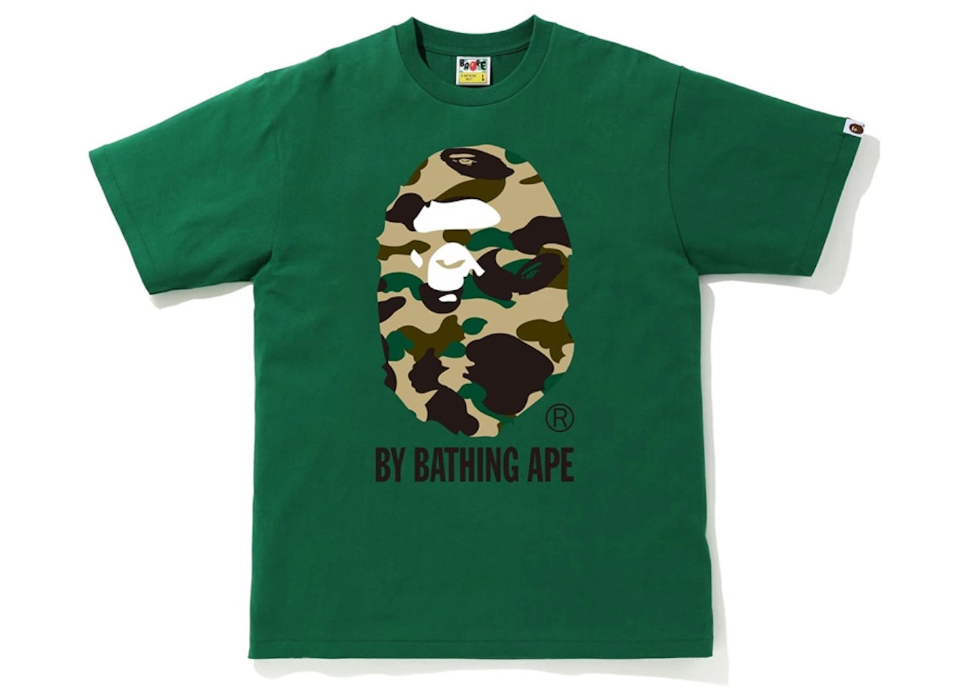 BAPE 1st Camo By Bathing Ape Tee Green/Yellow