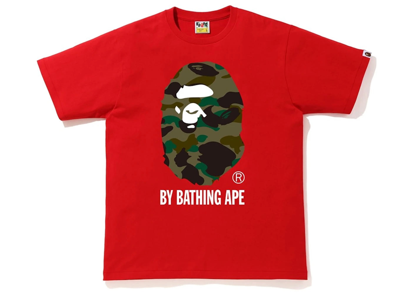 BAPE 1st Camo By Bathing Ape Tee Red/Green